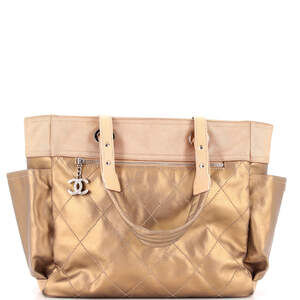 Chanel Biarritz Pocket Tote Quilted #240826C25B